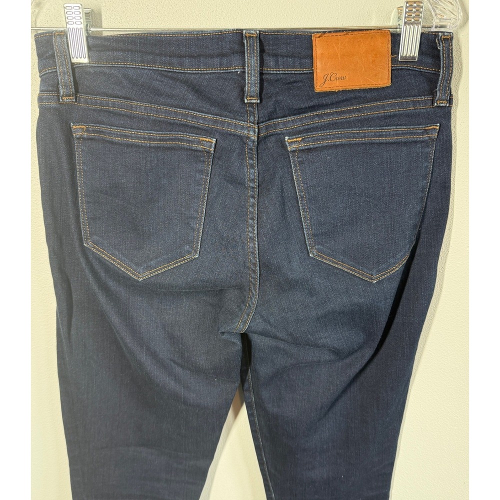 J.Crew Toothpick Skinny Jeans Dark Indigo Blue Stretch Denim Womens 28 Casual - Picture 4 of 9